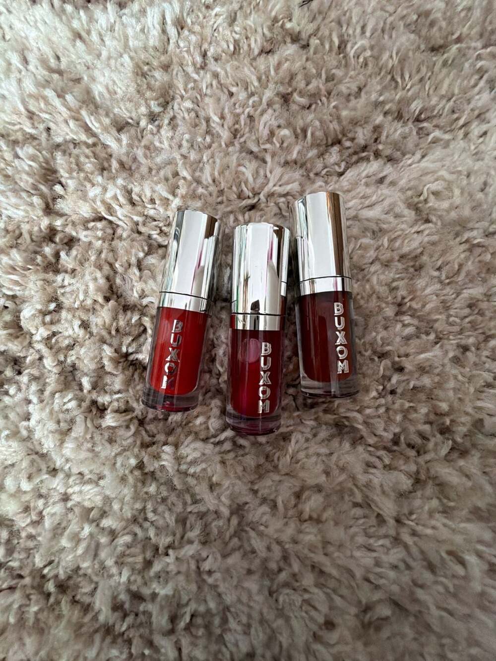 Buxom Full-On Plumping Lip Oil Set of 3 (Berry Blast, Moscow Mule, Cherry Flip)